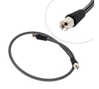 Filteilect Tuyau de plongée professionnel haute pression avec interface filetée 7/16-20UNF pour régulateur en fibre de carbone, pression de crête de 300 bar, couleur noire (65 cm)