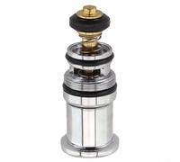 Filteilect Vanne inverseur de douche de salle de bain distributeur d'eau en cuivre plaqué chrome triple fonction mitigeur de baignoire interrupteur de commande (C0011)