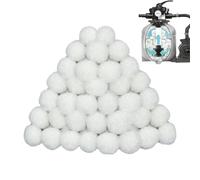 Filter Balls - Compact Pool Filtration Cleaning Support, Outdoor Pond Circulation Purifier Accessory, Reusable Water Maintenance Spheres, Efficient Recreation Pump Media Replacement Equipment |