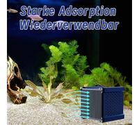Filter Cube Filtre à charbon actif pour piscine et étang,purification de l'eau pour aquarium,réservoir d'eau écologique pour aquarium Purifier Cube,abreuvoir pour chevaux et entretien de l'étang