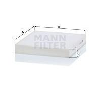 Filtre, air de l'habitacle MANN-FILTER CU 2232/1