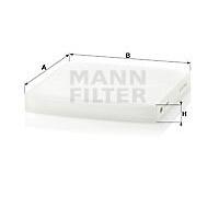 Filter, interior air MANN-FILTER CU 2358 for ,ACURA,ACURA (GAC),CIIMO,GREAT WALL