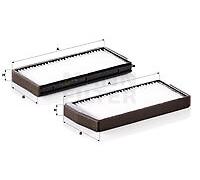 Filter, interior air MANN-FILTER CU 24 000-2 for MAZDA