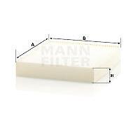 Filter, interior air MANN-FILTER CU 28 009 for FORD,FORD AUSTRALIA,FORD USA,VW