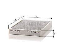 Filter; interior air MANN-FILTER CUK 2733 for JAGUAR;LAND ROVER;VOLVO
