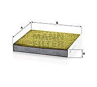 Filter, interior air MANN-FILTER FP 1919 for ,ELARIS,JAGUAR,JAGUAR (CHE