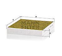 Filter; interior air MANN-FILTER FP 24 003 for BUICK;CADILLAC;CHEVROLET;OPEL;VAU