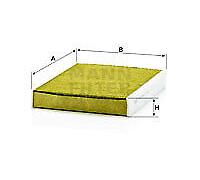 Filter, interior air MANN-FILTER FP 2433 for FORD,FORD ASIA & OCEANIA,FORD AUSTR