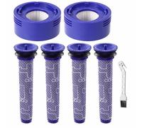 Filter pour Dyson V8 V7, 2 post-filtres HEPA et 4 préfiltres,filtres d’aspirateur de rechange pour Dyson V7, V8 Animal Absolute Motorhead,remplacer les pièces 965661-01 et 967478-01(V8/V7)