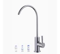Filter Water Tap, Kitchen Faucet Stainless Steel 360° Swivel,Chrome