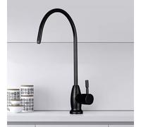 Filter Water Tap, Kitchen Stainless Steel Sandblasted Faucet, 360° Rotat,Cream Color