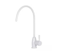 Filter Water Tap, Kitchen Stainless Steel Sandblasted Faucet, 360° Rotat,White