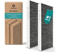 FilterBase® Filtre à charbon actif pour filtre à air Bora Basic BAKFS | Ensemble de filtres à charbon actif (2 filtres à charbon) compatibles avec la plaque de cuisson Bora BIU BHU ou BFIU
