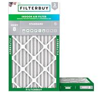 FilterBuy Lot de 2 filtres à air comprimés MERV 8 12,75 x 21 x 2 cm