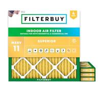 FilterBuy Lot de 4 filtres à air comprimés MERV 11 30 x 30 x 1