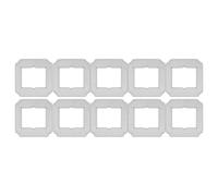 FILTERIST Lot de 10 serpillères de rechange compatibles avec ECOVACS Winbot Mini robot de nettoyage de fenêtre numéro W-CC02-0012, chiffons lavables, kit d'accessoires