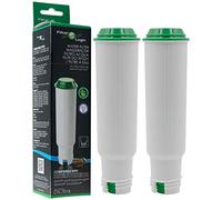 FilterLogic CFL-701B | 2x Filtre à eau compatible avec Krups, Melitta, Nivona machine à café automatique - remplace F088 Aqua Filter, Pro Aqua, NIRF-700 cartouche filtrante anti-chlore & anti-calcaire