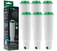 FilterLogic CFL-701B | 6x Filtre à eau compatible avec Krups, Melitta, Nivona machine à café automatique - remplace F088 Aqua Filter, Pro Aqua, NIRF-700 cartouche filtrante anti-chlore & anti-calcaire
