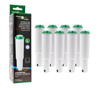 FilterLogic CFL-801B | 8x Filtre à eau compatible avec JURA machine à café automatique avec WHITE cartouche filtrante 60209 68739 62911 pour machines expresso fabriquées avant 10-2009