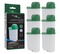 FilterLogic CFL-901B | Lot de 6 - Filtre à eau pour Siemens série EQ EQ.3 EQ.5 EQ.6 EQ.7 EQ.8 EQ.9 plus machine à café automatique compatible avec Brita Intenza TCZ7003 TZ70003 17000705 17000706