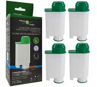 FilterLogic CFL-902B | Lot de 4 - Filtre à eau compatible avec Saeco Philips CA6702/10 CA6702/00 CA6702 Brita Intenza+ Cartouche filtrante pour machine à café et expresso automatique