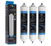 FilterLogic FFL-191X | 3x Filtre externe pour Haier frigo avec 0060823485A