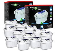 FilterLogic FL402H | 12x Cartouche filtrante compatible avec Brita Maxtr