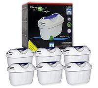 FilterLogic FL402H | 6x Cartouche filtrante compatible avec Brita Maxtr