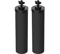 Filterlogic Lot de 2 filtres à eau certifiés NSF/ANSI 42 et 372, remplacement pour éléments de purification noirs Berkey BB9-2 et système de filtre par gravité Berkey