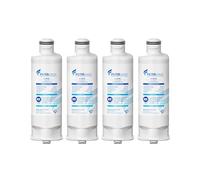 Filterlogic Lot de 4 filtres à eau de rechange pour Samsung® DA97-17376B | Filtre à eau de rechange pour réfrigérateur Samsung® HAF-QIN/EXP, DA97-08006C, RF23M8090SR, RF27T5201SR, RF28R7351SR