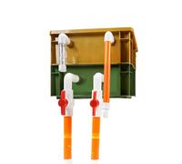 Filtration d'aquarium, réservoir à Cycle d'eau Externe, Grande boîte de Filtration en PE, pour Bassin à Poissons, aquaculture (Pompe et Filtre Inclus)(2-Layer)