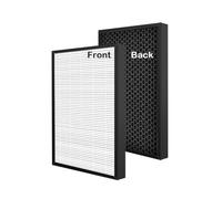 Filtre À Air 2 En 1 HEPA + Charbon Actif A341 397 X 217 X 38 Mm For Purificateur D'air, Compatible Avec BONECO Et P340