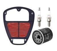 filtre à air Accessoires moto Filtre à air Filtre à huile Bougies d'allumage pour Kawasaki Classic Custom Édition spéciale pièces(1 Set)