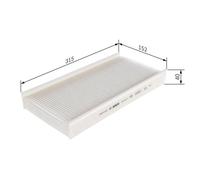 Filtre à air BOSCH CITROËN C5 II (RC_) 1.8 16V (RC6FZB) 1 987 432 112