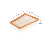 Filtre À Air Bosch F026400138 pour Austin Citroën Peugeot Renault Rover Samsung