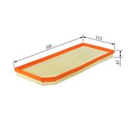 Bosch S0181 - Filtre à air auto