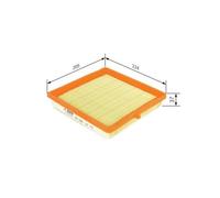Filtre À Air Bosch F026400348 pour Gmc Opel Vauxhall