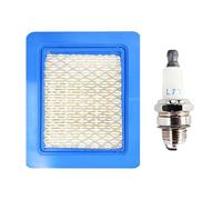 Filtre à Air & Bougie d'Allumage pour Tondeuse avec Moteur Briggs & Stratton Quantum, Remplacement pour 491588, 491588S, BS-399959, 5043K, 30-710, 1904481, Champion RJ19LM, adapté pour moteur