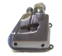 Filtre à air Box Carbon Look pour moteurs Minarelli couchés, Yamaha Aerox, SR50, Nitro, CPI