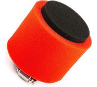 filtre à air carburateur DOUBLE COUCHE rouge noir D. 35 mm incliné 30°