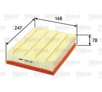 Filtre à air Cartouche filtrante 585018 VALEO pour BMW OPEL AUDI VW ALPINA SKODA
