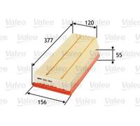 Filtre à air Cartouche filtrante 585066 VALEO pour MERCEDES-BENZ CLASSE E CLK