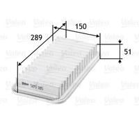 Filtre à air Cartouche filtrante 585185 VALEO pour TOYOTA SUBARU