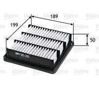 Filtre à air Cartouche filtrante 585200 VALEO pour KIA HYUNDAI