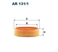 Filtre à air Cartouche filtrante AR 131/1 FILTRON pour DACIA RENAULT