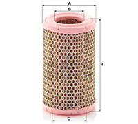 Filtre à air Cartouche filtrante C 1150 MANN-FILTER pour SKODA 105,120 1000MB