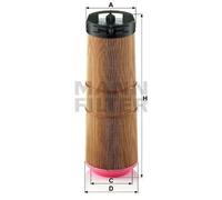 Filtre à air Cartouche filtrante C 12 133/1 MANN-FILTER pour MERCEDES-BENZ