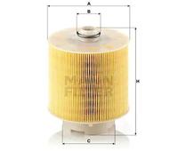 MANN-FILTER Filtre à air C 17 137 x – Cartouche filtrante pour Audi A6 C6 Avant