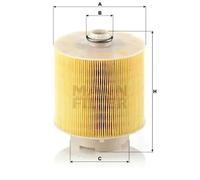 Filtre à air Cartouche filtrante C 17 137 x MANN-FILTER pour AUDI A6 C6 Avant