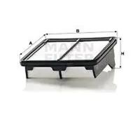 MANN-FILTER C 18 004 Filtre à air - pour Véhicule de tourisme + utilitaires